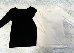 ユニクロ　ヒートテック　120 まとめ売り　白　黒　ホワイト　ブラック