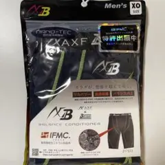 AXF　アクセフ×ベルガード　メンズ　ハーフタイツ　ネイビー×イエロー　XOのサムネイル