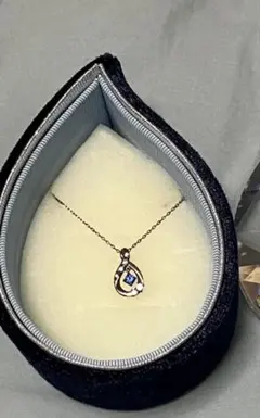 canal 4C シルバー しずく型ネックレス