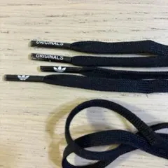 adidas シューレース ブラック未使用