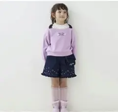 mezzo piano 移動ポケットつき　裏ボアキュロットスカート