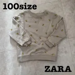 ZARA 花柄トレーナー 100サイズ