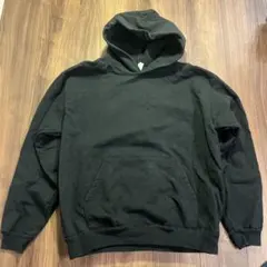 Los Angeles apparel ブラック パーカー 　ロスアパ　XL