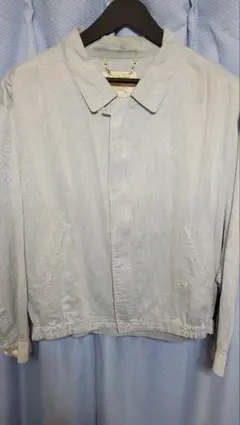 90s BURBERRYs ハリントンジャケット リネン系 薄手 XLサイズ