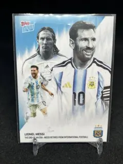 Topps Now Lionel Messi 引退記念カード - メルカリ