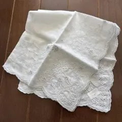 新品未使用 WAKO 銀座和光 麻100% 刺繍 ハンカチ - メルカリ
