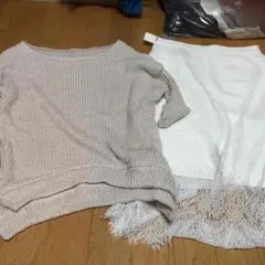 EGOIST ニット&膝丈スカート