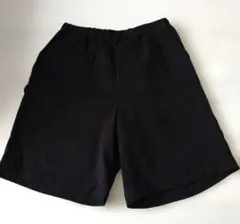 デビロック キッズ よくばりストレッチツイルハーフパンツ ブラック 160cm
