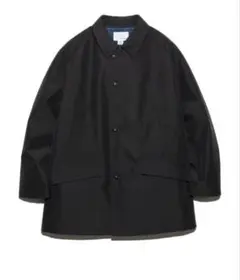 【美品】nanamica 25ss ショートステンカラーコート 黒　Sサイズ