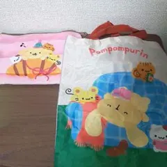 ポムポムプリン　ユーモラスアソートコレクション　エコバッグ　ポーチ