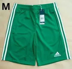 adidas Mサイズ ハーフパンツ グリーン×ホワイト ポケット有りのサムネイル