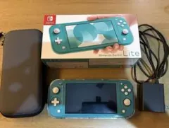 Nintendo Switch Lite ターコイズ 本体　ケース付