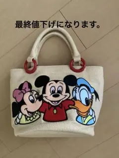 WCJ ミッキーマウス かごバッグ 2way - メルカリ