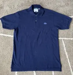 「SHIPS別注」LACOSTE: ドロップテイル ポロシャツ ネイビー　4