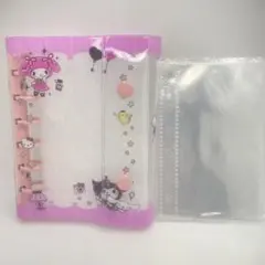 マイメロディ クロミ A7 シール帳 シールバインダー リフィル付 クリアカバー