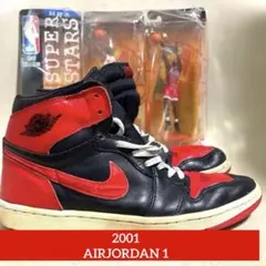 Air Jordan ブラック/レッド ハイカットスニーカー