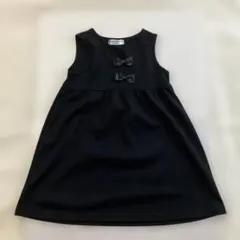 子供用 フォーマル　黒色　ノースリーブワンピース 120