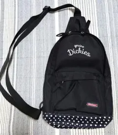 genuine Dickies ボディバッグ 黒 ドット柄 可愛い お出かけ用のサムネイル