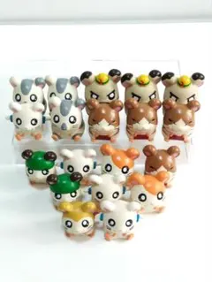 とっとこハム太郎 ソフビ 指人形まとめ売り ハム太郎 他 全19 平成レトロ