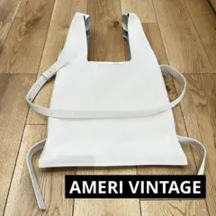 AMERI VINTAGE レザー ショルダーバッグ ホワイト A4可のサムネイル