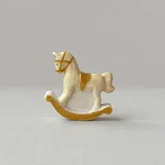 フェーヴ　木馬　ロッキングホース　フランス　f-4527