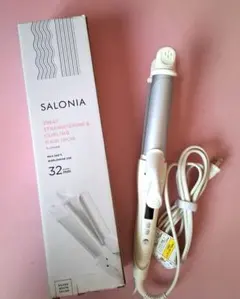 SALONIA 2WAYヘアアイロン SL-002AW 32mm