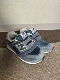 New Balance 574 キッズスニーカー 20.0cm グレー/ネイビー