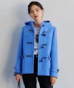 green label relaxing ダッフルコート　ブルー