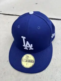 New Era 59FIFTY LAキャップ 7 3/8 ネイビー