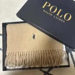 【Polo Ralph Lauren】 ラルフローレン ベージュマフラー