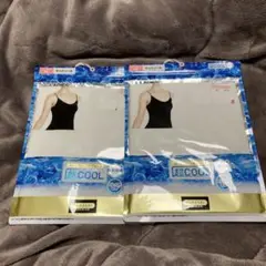 レディースインナー　キャミソール　2枚組　白 肌着 無地　クール　抗菌防臭