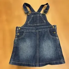 デニム サロペットスカート サイズ90