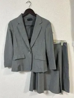 アッドルージュ グレー シングルボタン ビジネススーツ 11号