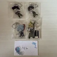 僕のヒーローアカデミア　アクリルキーホルダー　峰田、飯田、死柄木、オールマイト