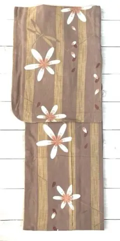 まつこ様 浴衣 美品 薄浅葱色 Sサイズ 誂え品 綿紅梅 訳ありです