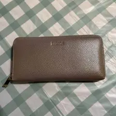 BARCOS(バルコス)ベージュレザー長財布