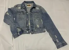 CECIL McBEE ダメージデニムジャケット　ハギレ