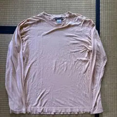 ISSEY MIYAKE イッセイミヤケ 長袖カットソー　薄ピンク M