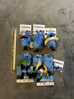 新品　パペットスンスン　キーホルダーまとめ売り6種