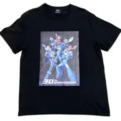 ROCKMAN 30th ANNIVERSARY Tシャツ ブラック L