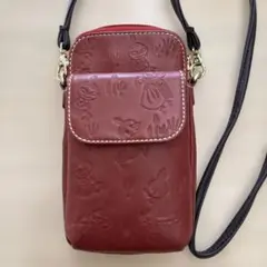 リトルミィレッドキャラクターエンボススマホショルダーバッグのサムネイル