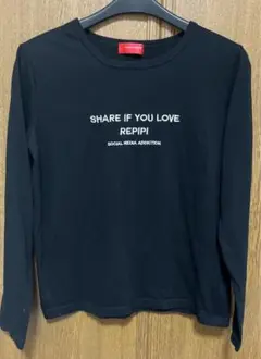 レピピアルマリオ ブラック長袖　ロングTシャツ　L 160