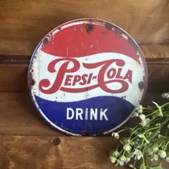 メタルサイン　ペプシコーラ　看板