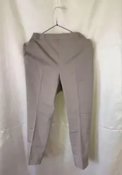 UNIQLO レディース イージーアンクルパンツ ライトグレー L