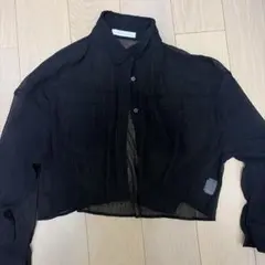 AS KNOW AS plus 長袖シャツ ブラックのサムネイル