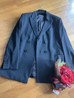 RED VALENTINO ブラック ダブルブレストジャケットのサムネイル