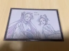 鬼滅の刃無限城編　ダイニング　お楽しみくじ　おすそ分けポストカード　カナエしのぶ