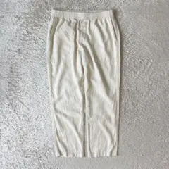 バナナリパブリック 極美品 リネンベイカーイージーパンツ M ナチュラル