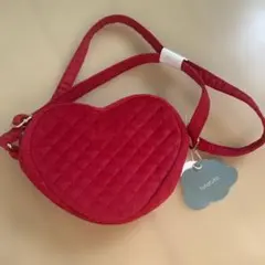 バースデイfutafuta ハート キルト ポシェット ショルダーバッグ