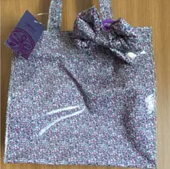 未使用 サマンサタバサ リバティ柄ビニールバック